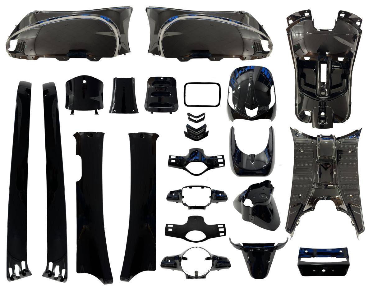 Plaatset Aplus Look A Like Lx / S Glans Zwart 19 Delig New Front - AE-trading