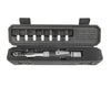 M-Wave Momentsleutel, instelbaar 2~24Nm. voor 1/4” aansluiting. 8 delig, inclusief doppenset en kunststof opbergkoffer - AE-trading