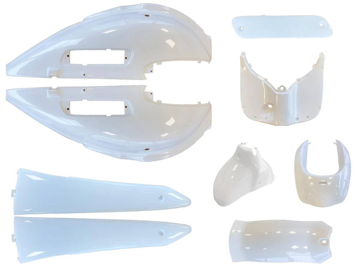 Plaatset Aplus Retro Glans Wit (Enkel Gespoten Delen) - AE-trading