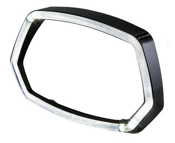 Led Koplamprand Aplus Passend Op Vespa Sprint Mat Zwart - AE-trading