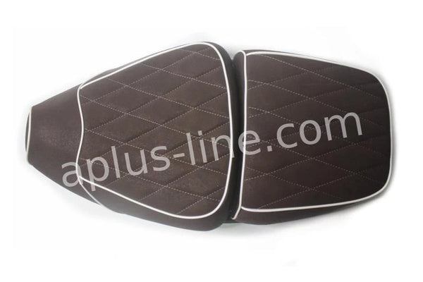 2 Delig Zadel Vx 50 / Look A Like Lx/S Bruin Ruit Motief - AE-trading
