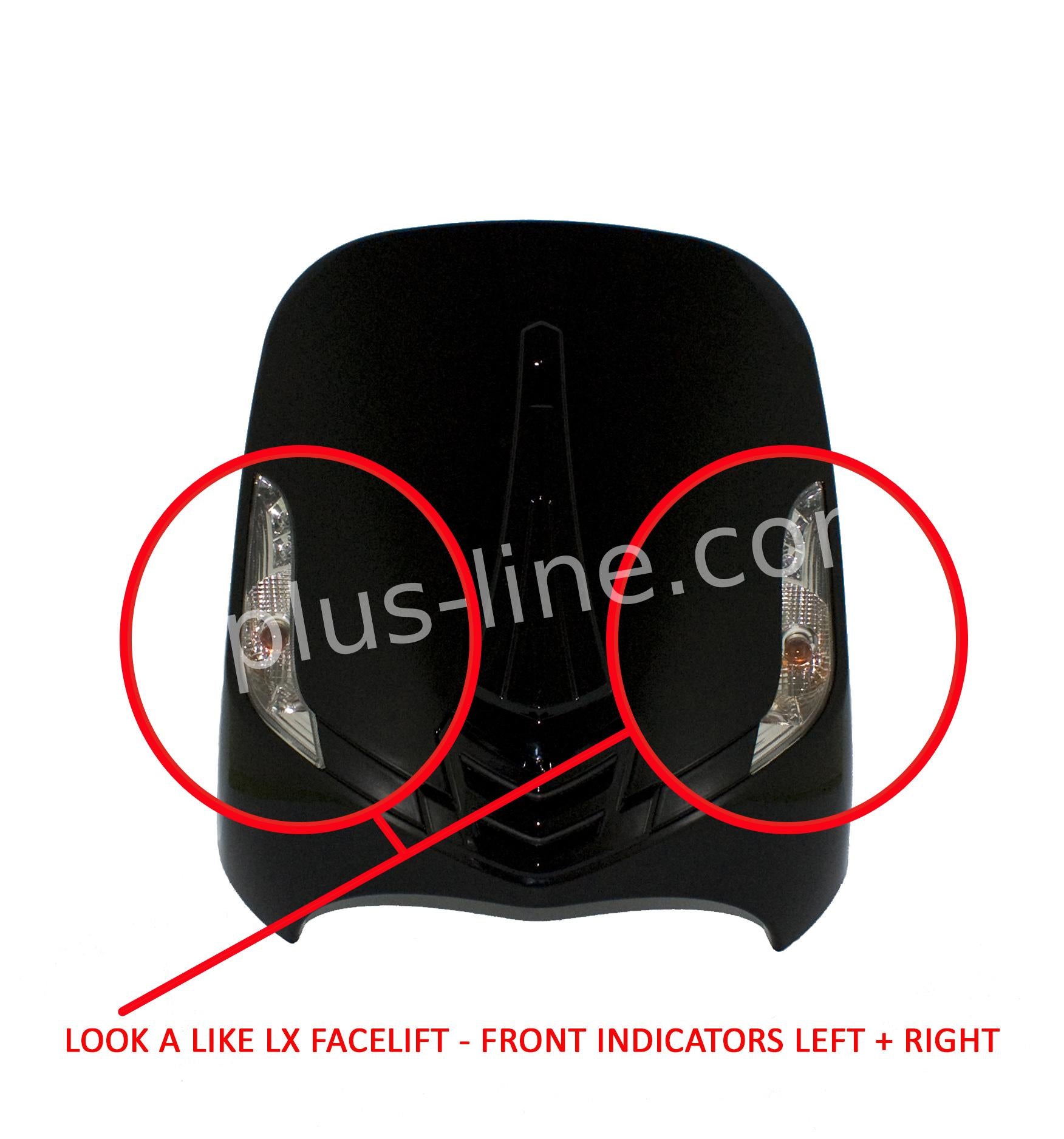 Knipperlicht Voorzijde Links + Rechts Look A Like Lx/S ( E Keur) New Front - AE-trading