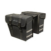 Greenlands Tas dubbel zwart-zwart. afmeting 36x32x18 cm (2x) 40L. afgeschuinde kanten AE-trading