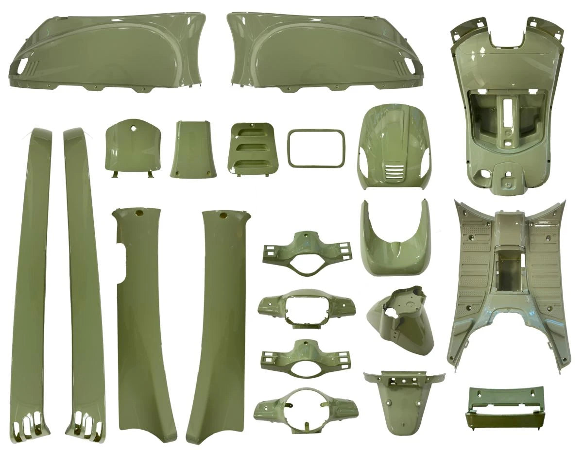 Plaatset Aplus Look A Like Lx/S Olive Green 19 Delig AE-trading