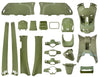 Plaatset Aplus Look A Like Lx/S Olive Green 19 Delig - AE-trading