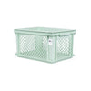 krat PVC mintgroen 26L 40x30x22cm AE-trading