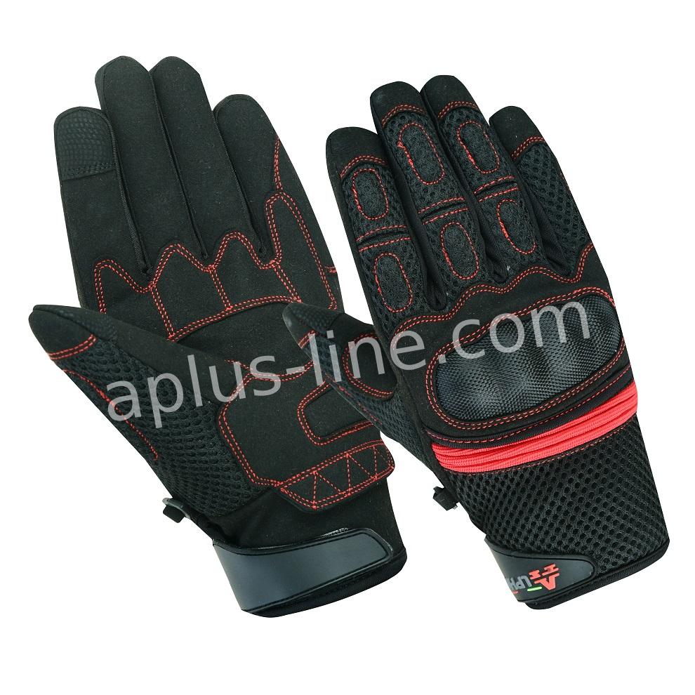 Handschoen Alpha Styling Citta Zwart/Rood L - AE-trading