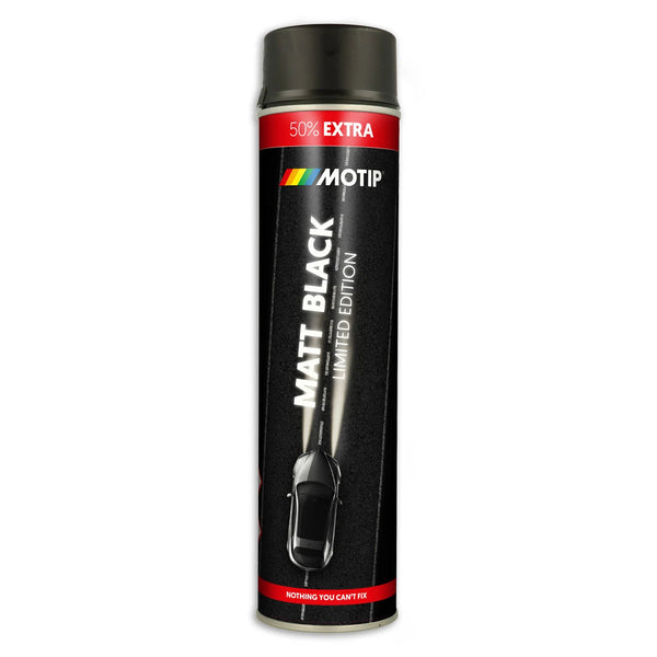 Motip Spuitlak zwart mat 600ml - AE-trading