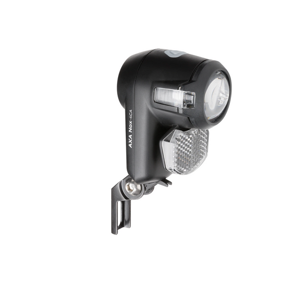 Axa Nox City LED koplamp Auto/off. 4lux, incl batterijen. batterij levensduur 40 uur (hangverpakking) - AE-trading