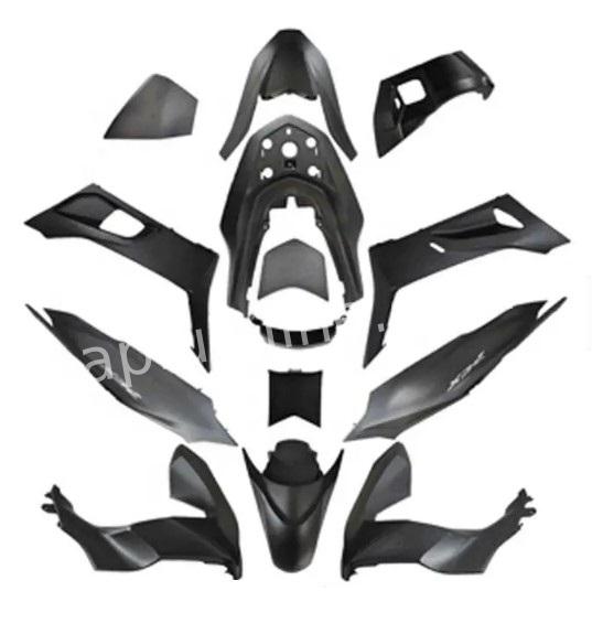 Plaatset Aplus Passend Op Honda Pcx 125 '21> 14 Delig Mat Zwart - AE-trading