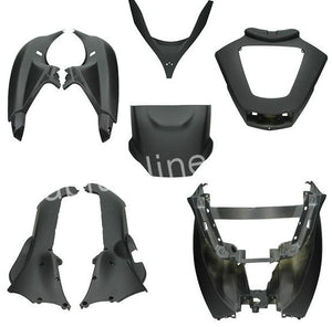 Plaatset Aplus Passend Op Piaggio Mp3 125/250/300/400/500 8 Delig Mat Zwart - AE-trading