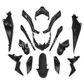 Plaatset Aplus Passend Op Yamaha Xmax 125/300 (2018 2020) 15 Delig Mat Zwart - AE-trading