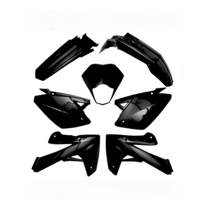 Plaatset Aplus Passend Op Rieju Mrt Mrt Pro 2009 2021 7 Delig Glans Zwart - AE-trading