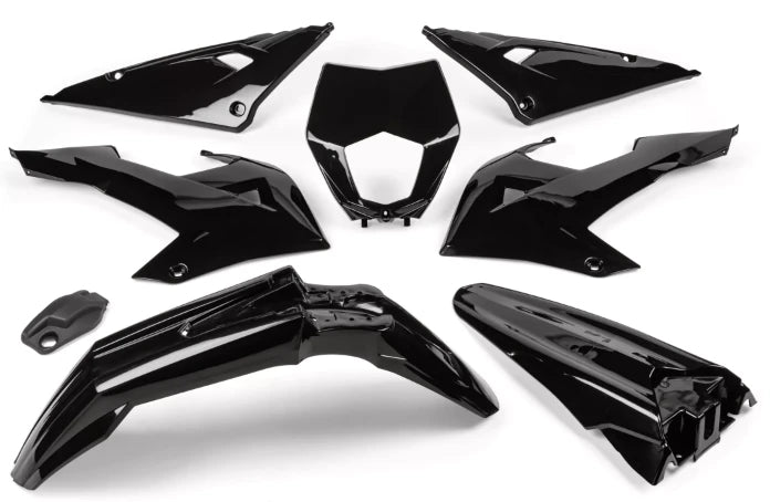 Plaatset Aplus Passend Op Rieju Mrt Mrt Pro 2022> 8 Delig Glans Zwart - AE-trading