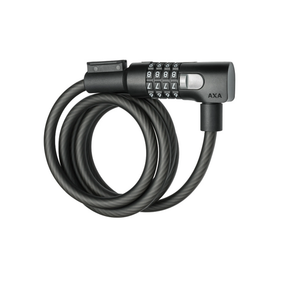 Axa Kabelslot Resolute C10x150cm, zwart. cijfercode (hangverpakking). Beveiligingsniveau 4 - AE-trading