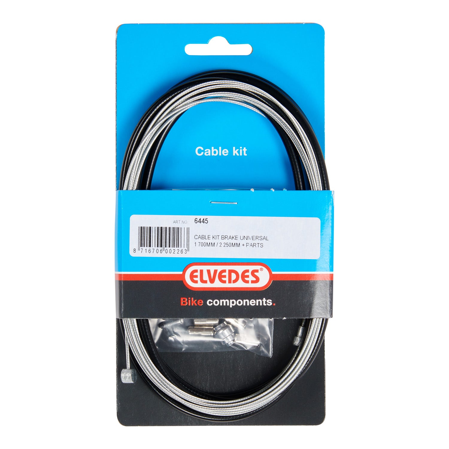 Elvedes universele rem kabelkit 700mm/2 250mm galvaniseerd - AE-trading