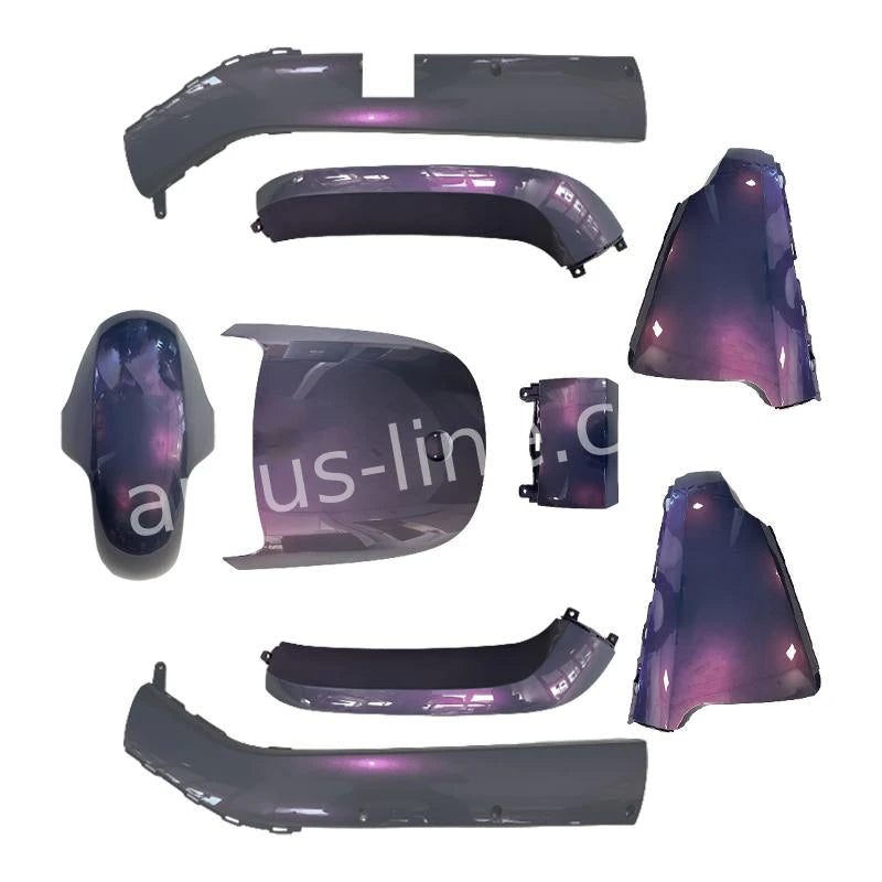 Plaatset Aplus Passend Op Segway E 110 / E 125 9 Delig Mystic Violet - AE-trading