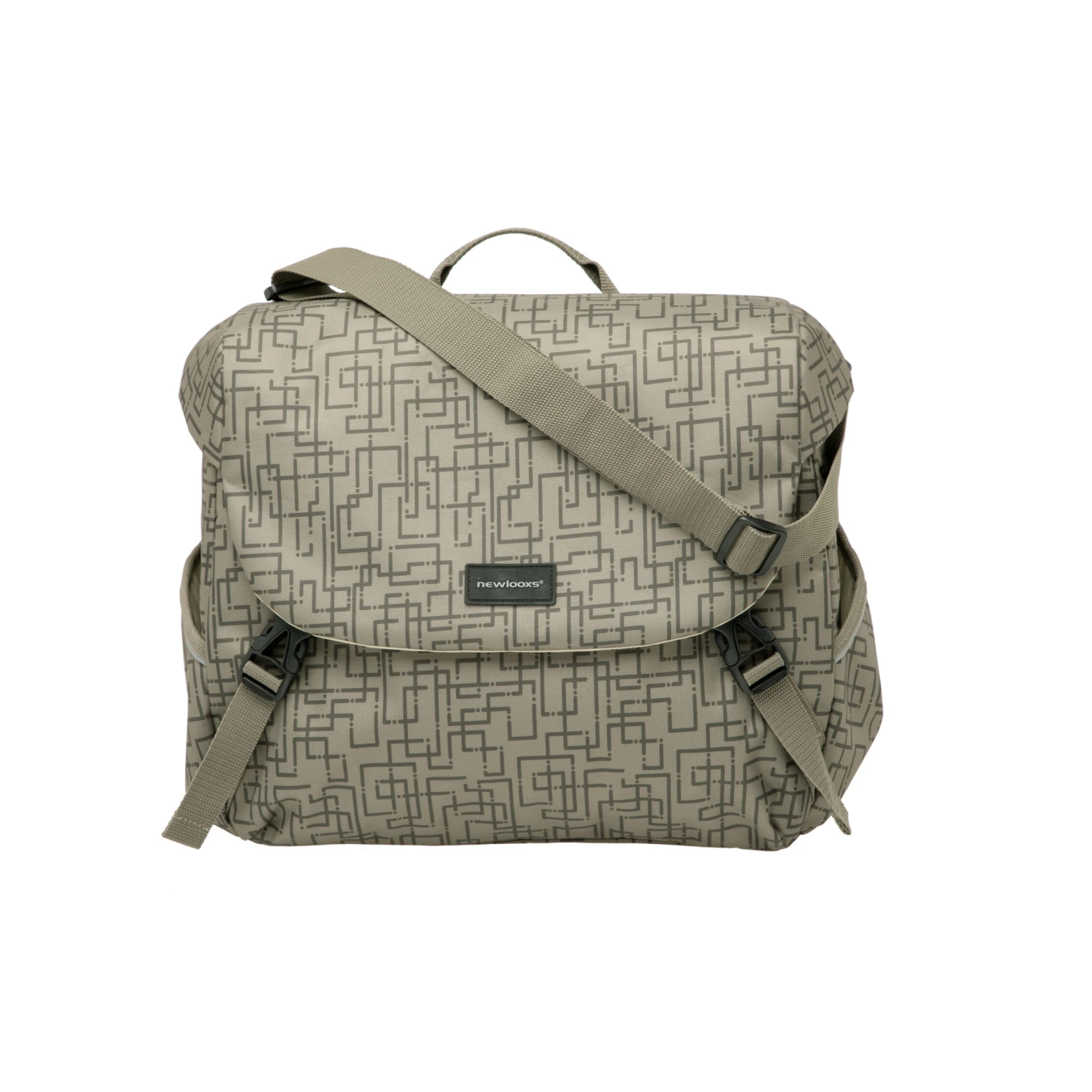 New Looxs Mondi Joy Ivy.Enkele tas. Afmeting: 36x32x16 ) totaal inhoud: 18.5L, kleur: walnut - AE-trading