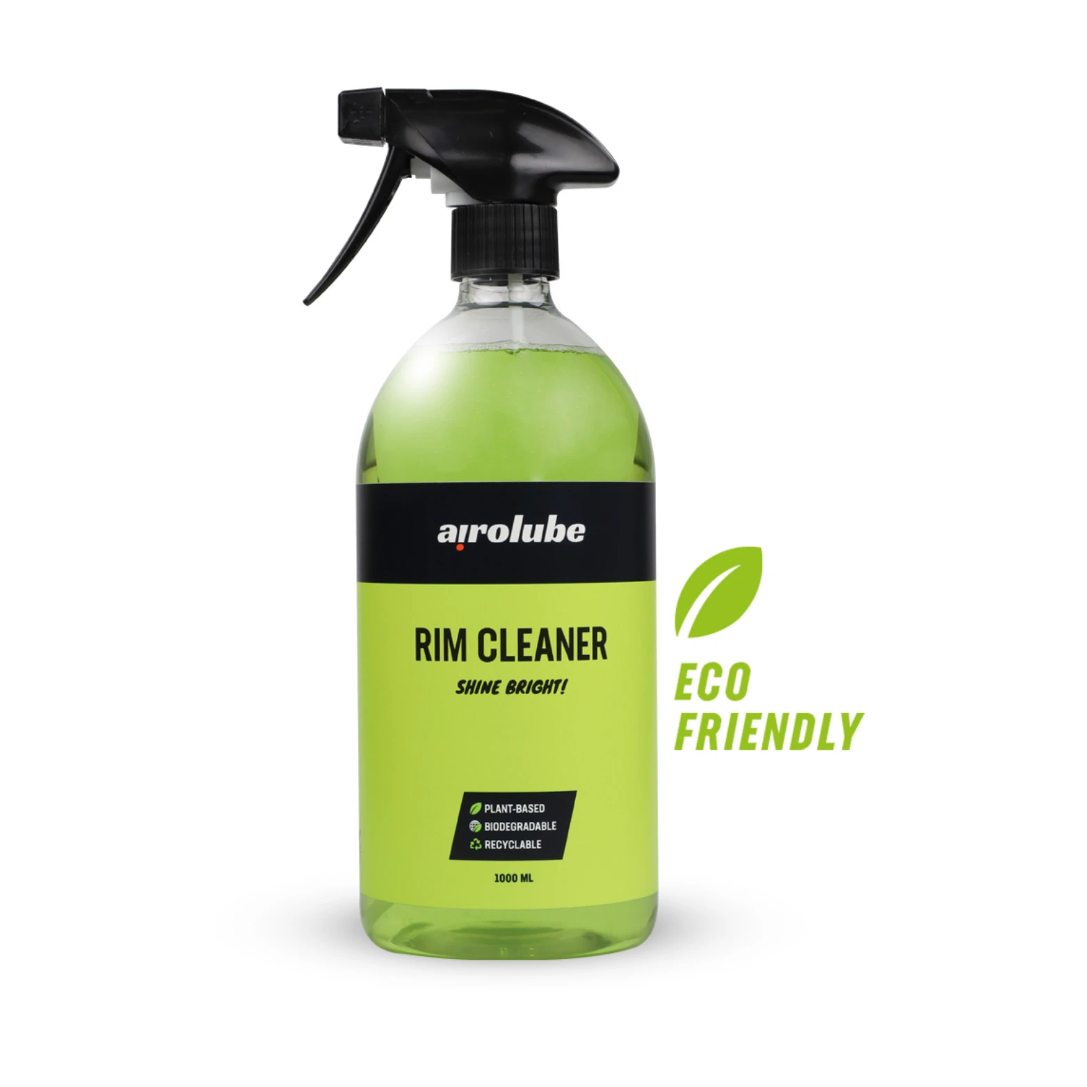 Airolube Rim Cleaner 1000ml is een plant-based reiniger voor lichtmetalen velgen. AE-trading