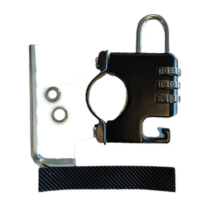 Helmslot Aplus Met Stuurmontage (Cijfercode) Scooter / E Bike/Kickscooter - AE-trading