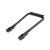 Mirage rugsteun met kussen. 13cm zwart, hangverpakking - AE-trading