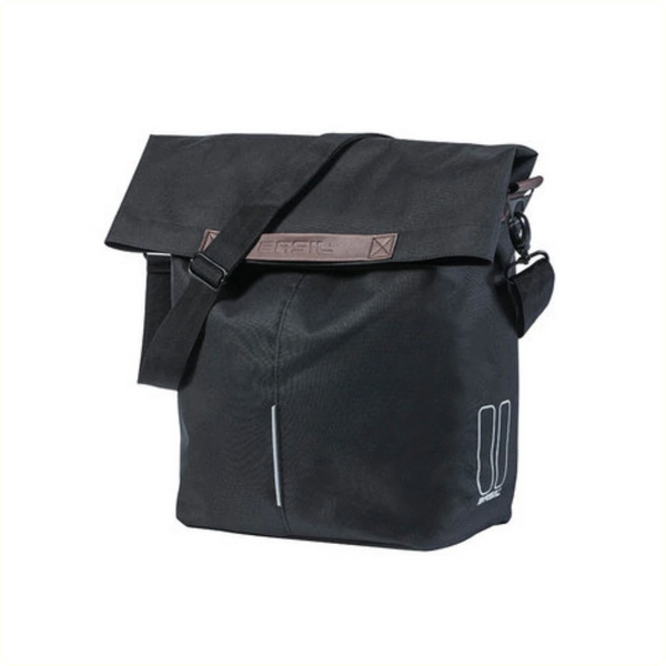 Basil Tas City shopper, zwart. afmeting: 41x15x34. inhoud 14-16L - AE-trading