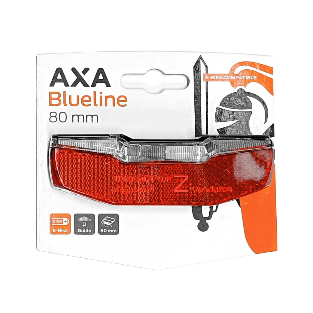 Axa Blueline Steady LED achterlicht, montage 80mm. 6-12V E-Bike (hangverpakking) - AE-trading