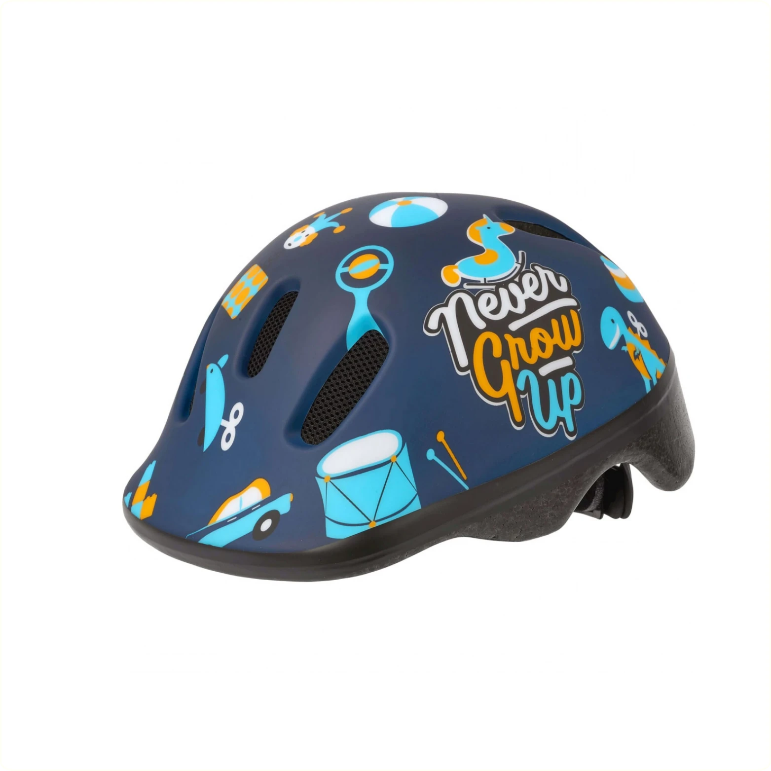 Polisport kinderhelm Toys. maat: XXS (44/48 cm), kleur: blauw mat - AE-trading