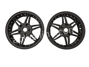 Velgen Set 12'' Aplus (Voor + Achter) Passend Op Vespa Gts Matt Black Edition Sport AE-trading