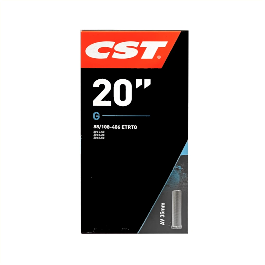 CST Binnenband Fatbike 20x3.50-4.50, Ventiel: schrader/autoventiel 35mm - AE-trading