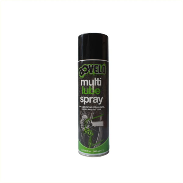 BoVelo Multi Lube Spray 500ml, universele spray geschikt voor het reinigen en smeren van diverse delen - AE-trading