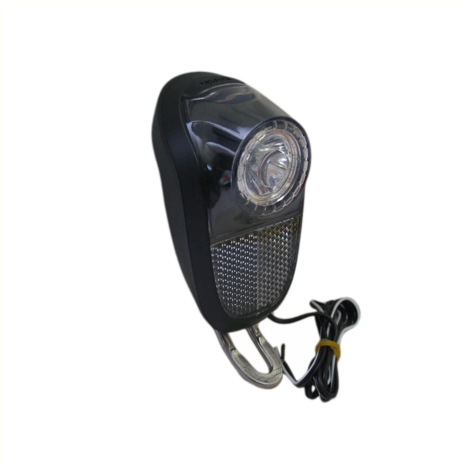 Union LED Fietskoplamp Naafdynamo MOBILE Zwart, RVS Bevestiging, 1x High-Power LED (Professionele Verpakking) AE-trading