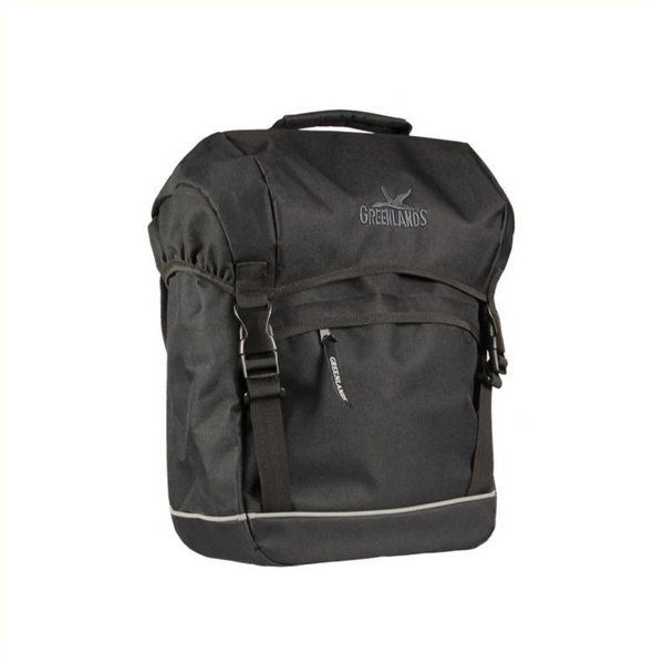 Greenlands Tas, Travel bag single, 30x37x17 cm 20L. small. Passend op de meest gangbare bagagedragers, zwart - AE-trading