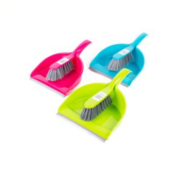 stoffer en blik 22cm. sorti kleur - AE-trading