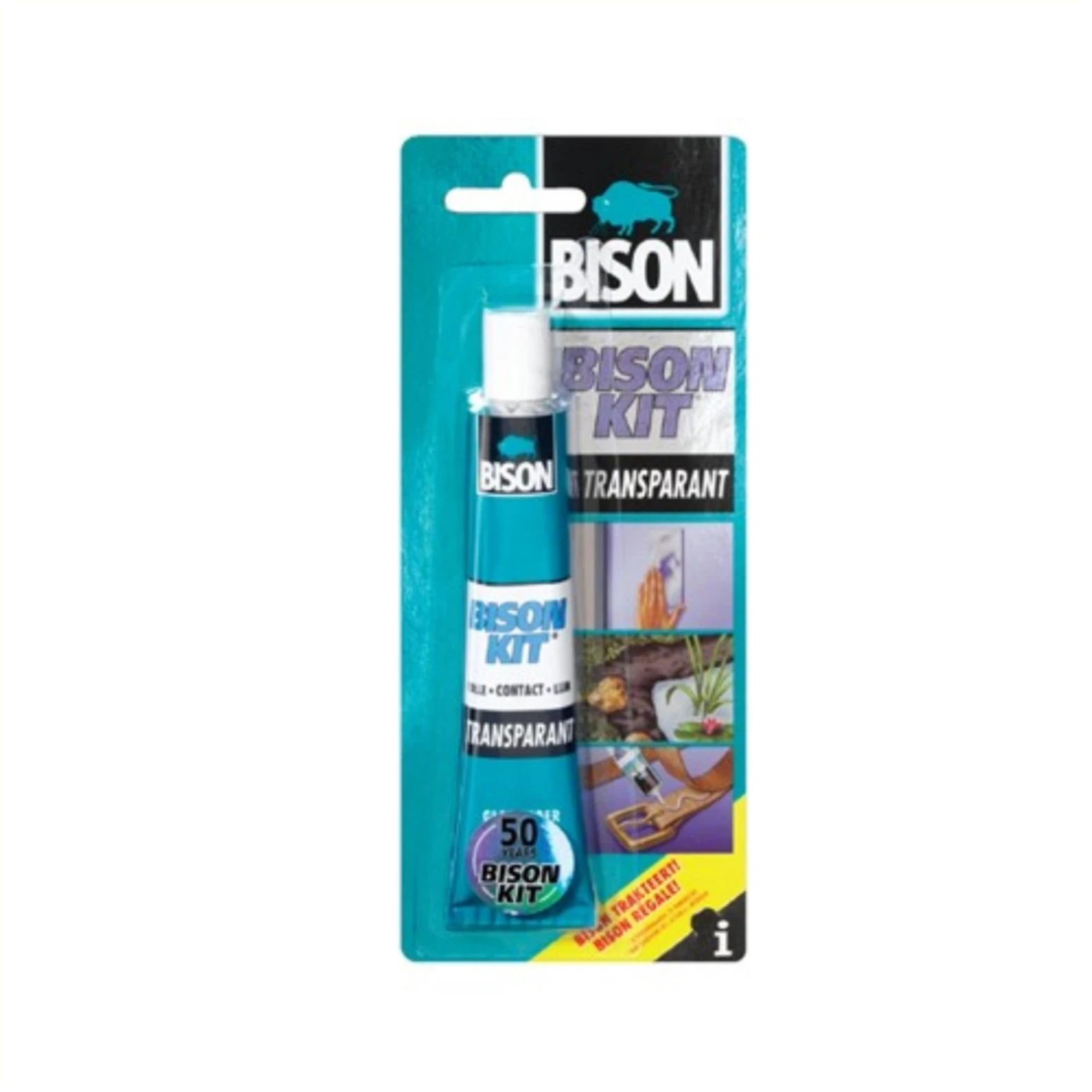 Transparante Bison Kit Lijm 50ml AE-trading