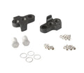 Mirage crankverkorter aluminium T6, inclusief RVS bouten, zwart (hangverpakking) - AE-trading