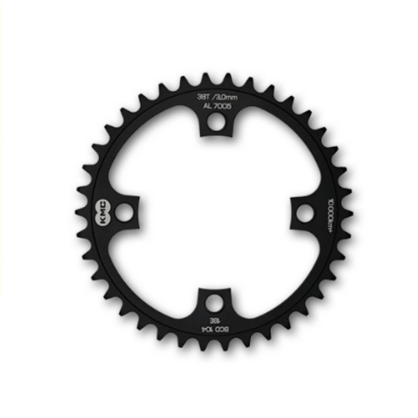KMC tandwiel 42T, aluminium 1/2x1/.BCD 104mm. kettinglijn 3.0mm single speed - AE-trading