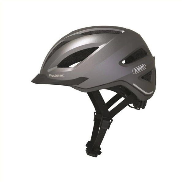 Abus helm Pedelec 1.2 M (52-57), NTA 8776 goedgekeurd voor snorscooter en speed pedelecs. Sparkling Titan - AE-trading