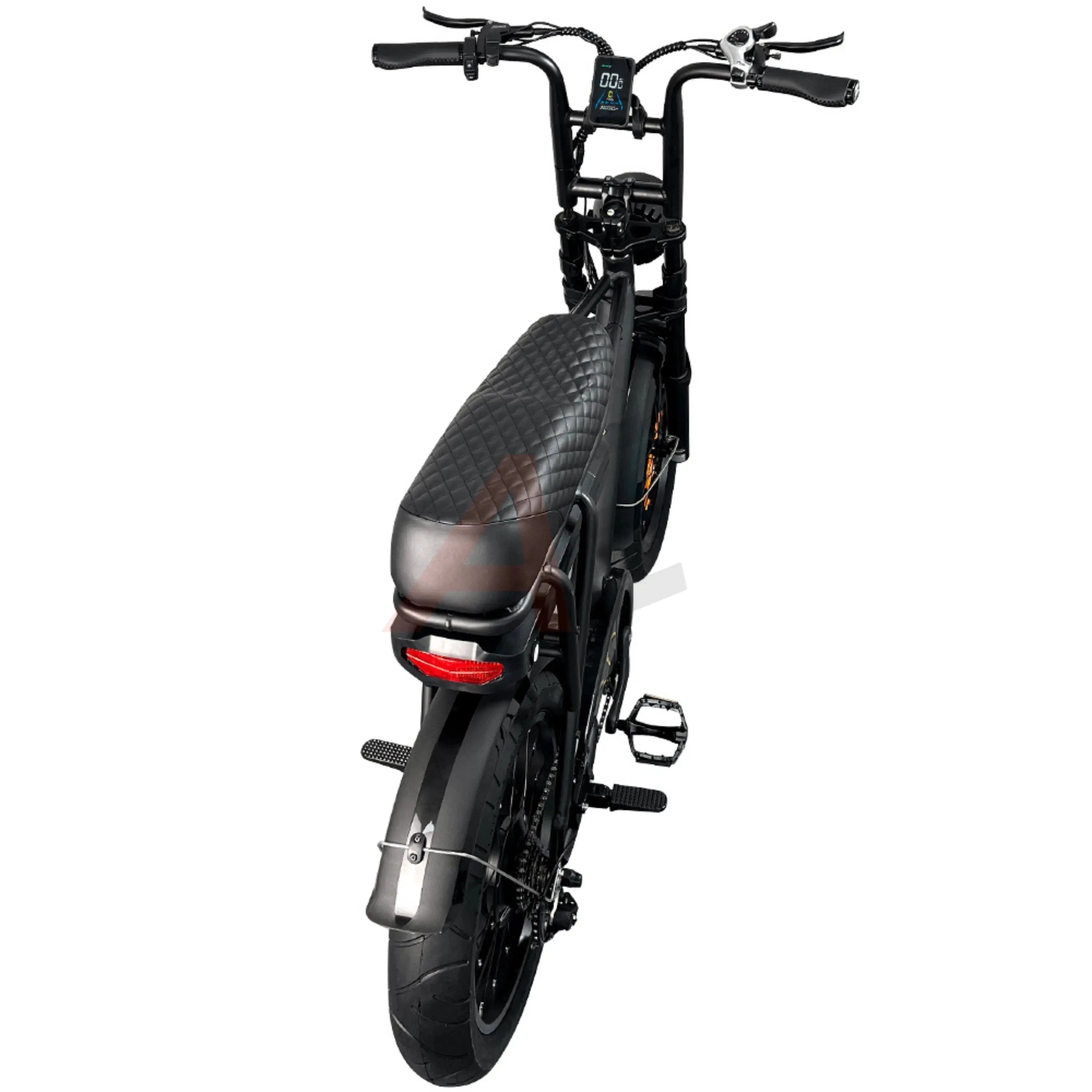 EB2 fatbike zwart met hydraulische remmen en alarm AE-trading