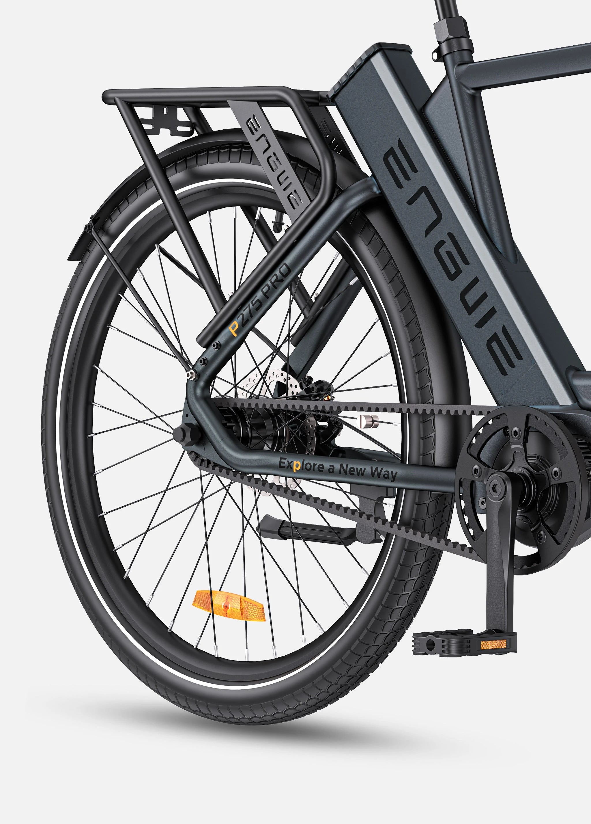 ENGWE P275 Pro - E-Bike - Oranje Zwart AE-trading