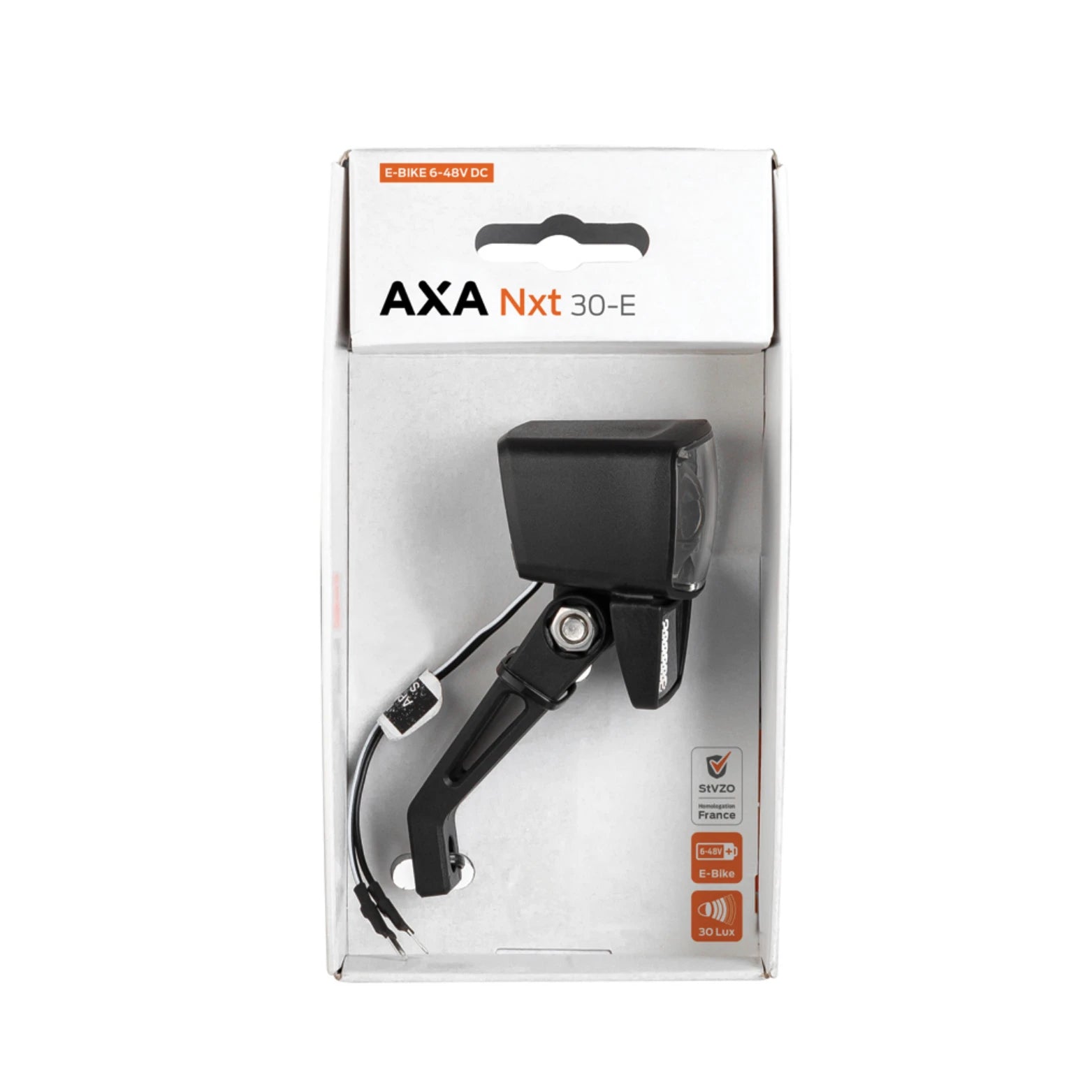 Axa NXT 45 Lux E-bike Koplamp, 6-12V, StVZO Gecertificeerd (Hangverpakking) - AE-trading