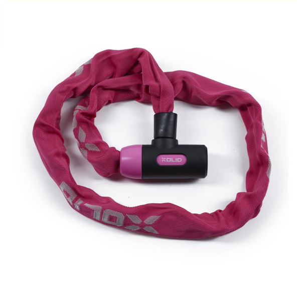 Xolid kettingslot 8x8x120cm, roze - AE-trading