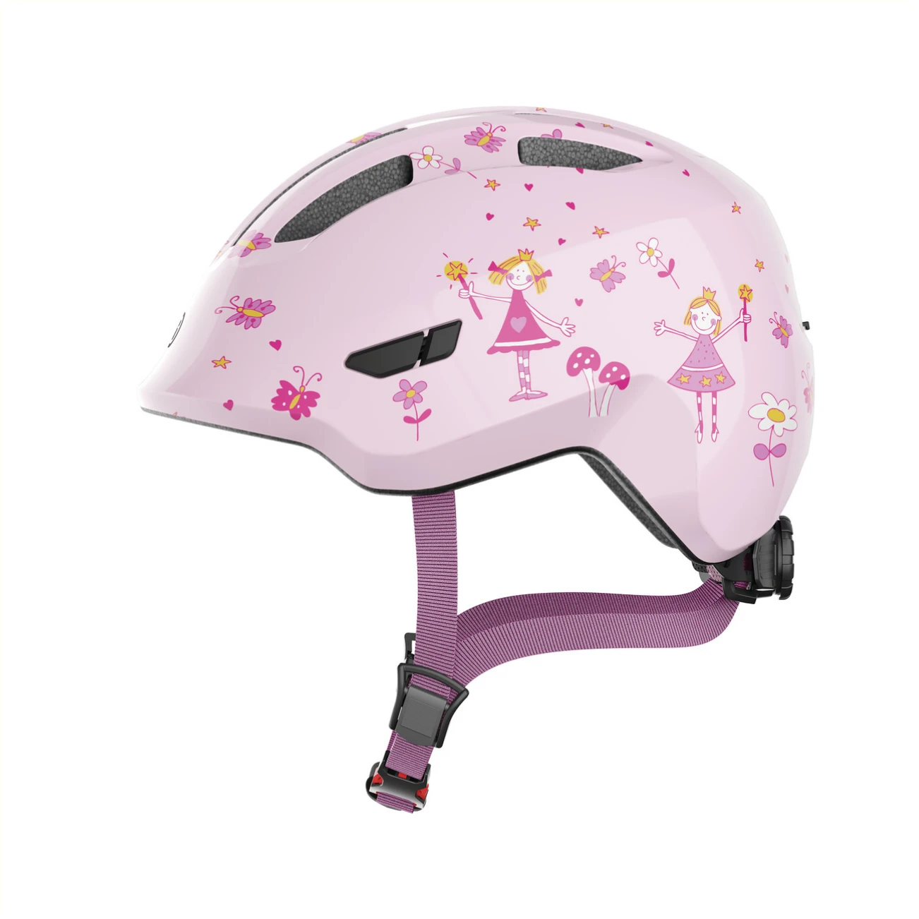 Abus Smiley 3.0 Kinderhelm Roze Prinses S (45-50cm) AE-trading