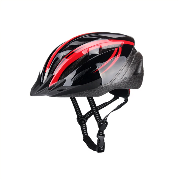 FALKX Helm, maat L 58-61cm rood/zwart. Voldoet aan NEN-EN 1078:2012+A1:2012 - AE-trading