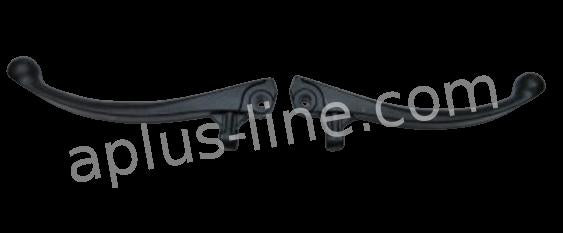 Remgreep / Remhevel Set Alpus Passend Op Super Soco Cux Zwart (Netto Prijs) - AE-trading