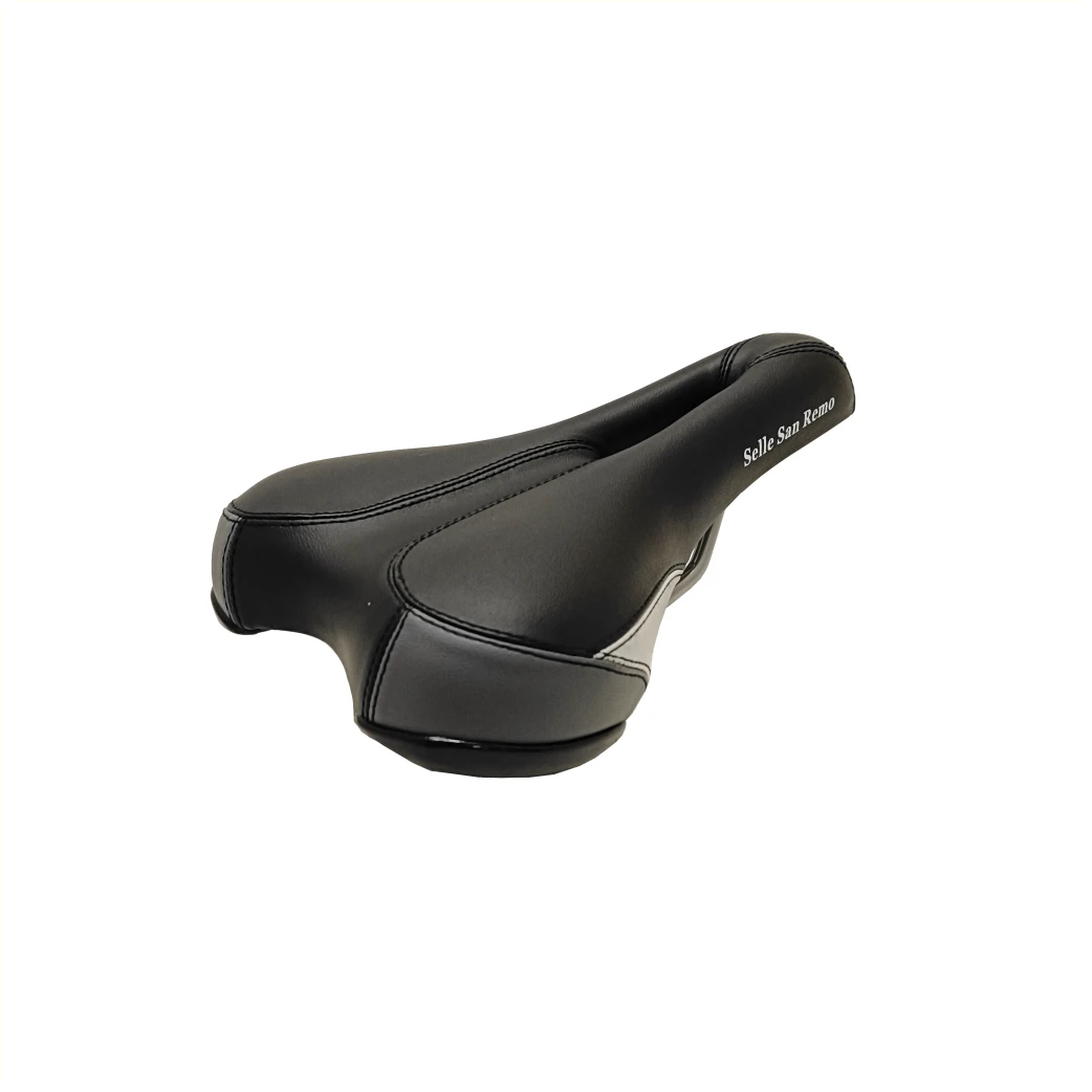 Selle San Remo Monaco ATB/MTB Zadel met Ergo-gat en 3-kleuren Vinyl (Werkplaatsverpakking) AE-trading