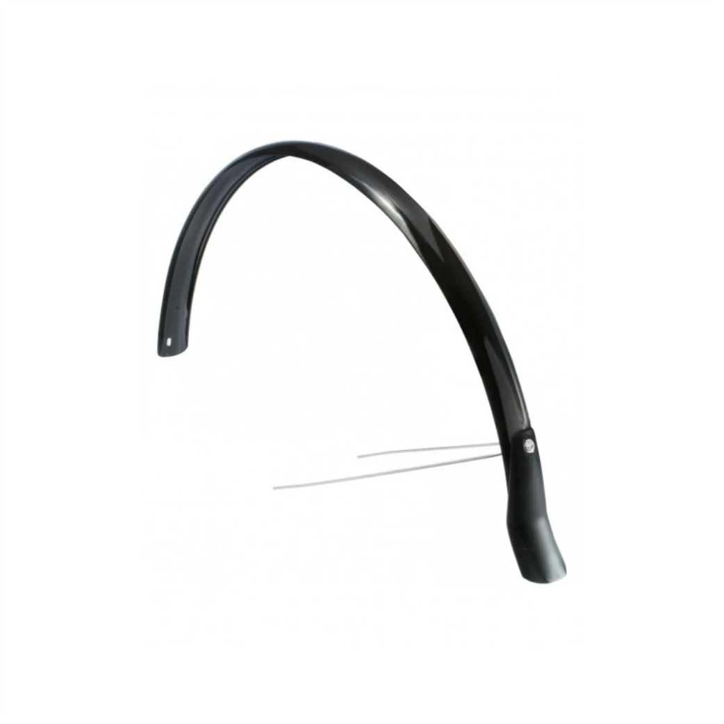 Eurofender Snello Achterspatbord 28" voor Fiets, 51mm Breed, Zwart Kunststof AE-trading