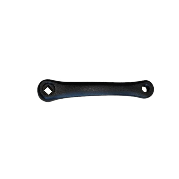 Falkx linker crank, aluminium, zwart, cranklengte 170mm, spieloos - AE-trading