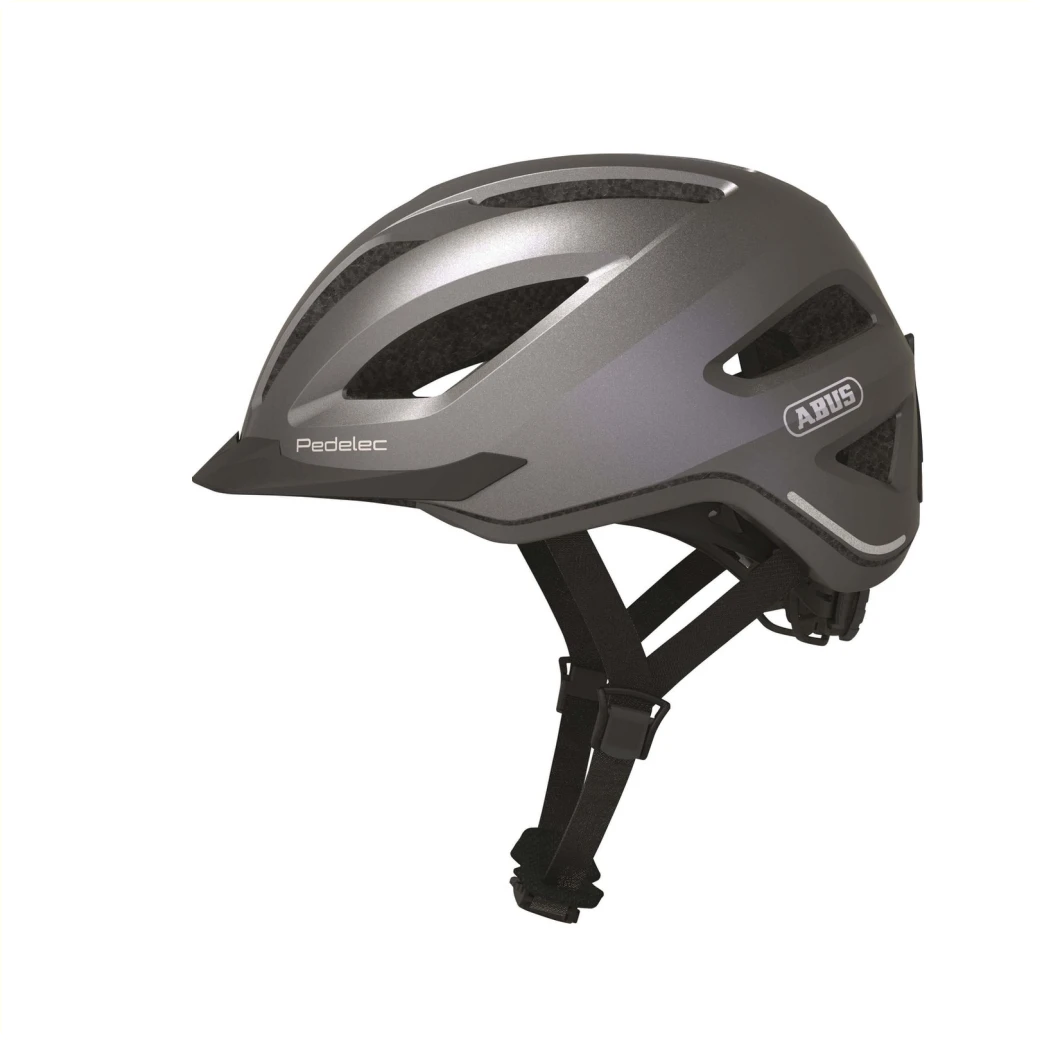 Abus Pedelec 1.1 Helm M (52-57) - NTA Goedgekeurd - Titan - Voor Snorscooter en Speed Pedelecs AE-trading