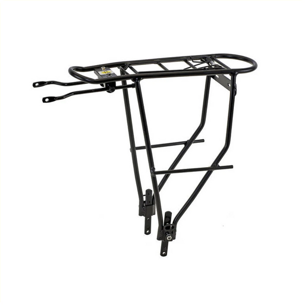 M-Wave Bagagedrager universeel, zwart, aluminium. passend op 24/26/28/29". Max belading 25Kg. Met universele montage materiaal. (werkplaatsverpakking) - AE-trading